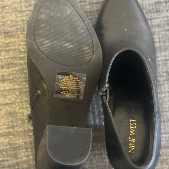 NineWest Leather Mini Ankle Boot - Picture 3 of 7